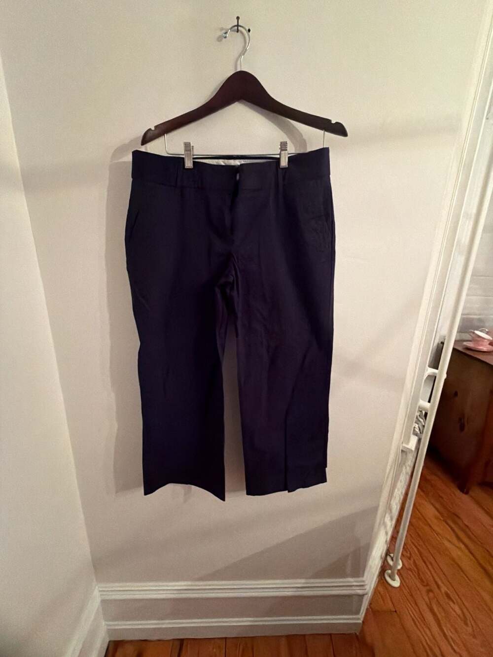J.Crew Stretch City Fit Navy Blue Pants Size 12S